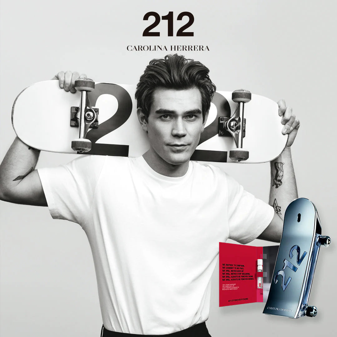 Carolina Herrera 212 Men Heroes Forever Young Men's Eau de Toilette - 90ml